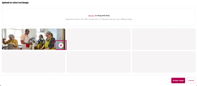 image showing assign image