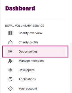 image showing dashboard with opportunities highlighted