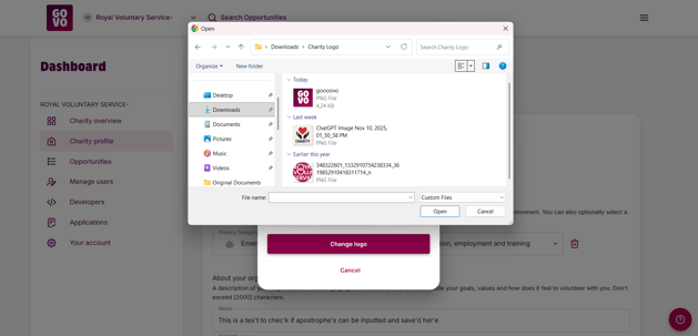 An image showing file explorer